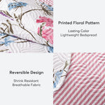 Kasentex Floral Quilt Set - Lightweight & Reversible - Cozy & Stylish Bedding - Machine Washable, Room Decor, Graduation Gifts