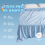 Kasentex All Season Ultra Soft Silky Cooling Blanket, Hypoallergenic and Breathable