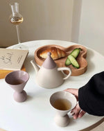 Morandi Ceramic Tea Set Gift Box - Handmade Nordic Teapot and Tea Cups Set (3 Pieces, $26.60 Each)