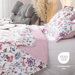 Kasentex Floral Quilt Set - Lightweight & Reversible - Cozy & Stylish Bedding - Machine Washable, Room Decor, Graduation Gifts